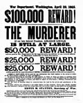 Lincoln assassination wanted poster