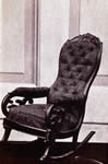 The chair President Lincoln was sitting in when he was shot