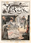 "The Rival Sand-Which Men," Puck, October 28, 1885