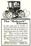 Babcock Electric Carriage Company, 1906