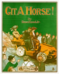 Sheet Music: "Git a Horse" (1902)