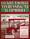 Sheet Music: "I Got a White Man Running My Automobile" (1906)
