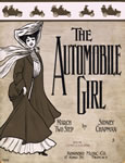 Sheet Music: "The Automobile Girl" (1906)