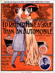 Sheet Music: "I'd Rather Have a Girlie Than An Automobile,