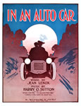 Sheet Music: "In An Auto Car" (1908)