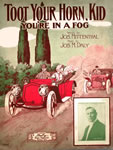 Sheet Music: "Toot Your Horn Kid You're In a Fog" (1910)