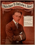Sheet Music: "I Didn't Raise My Ford to Be a Jitney" (1915)