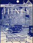 Sheet Music: "That Jaunty Jitney Bus!" (1915)