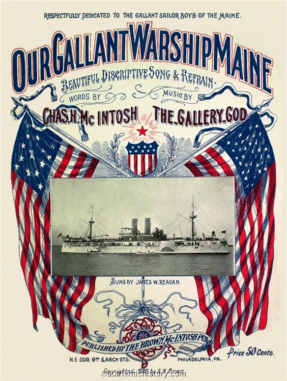 Our Gallant Warship Maine