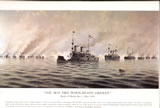 Alfonso Sanz Print: "Battle of Manila Bay" (1898)