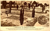 Postcard of Lusitania Grave Site, "A Memorial to German Savagery"
