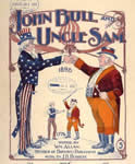 1898 Sheet Music: John Bull and Uncle Sam