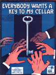 Sheet Music: "Everybody Want A Key To My Cellar" (1919)