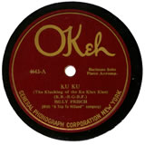 "'Ku-Ku', The Klucking of the Ku Klux Klan" by Billy Frisch (1922)