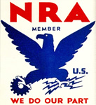 NRA member sign, "We Do Our Part"