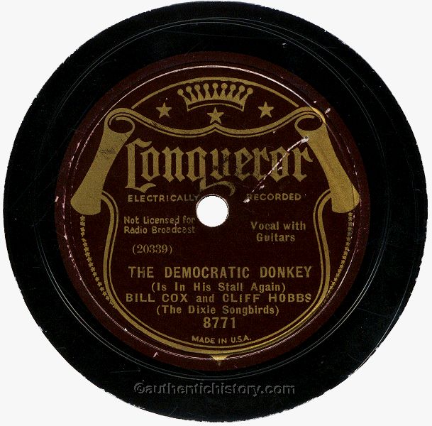 The Democratic Donkey (Is In His Stall Again)