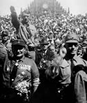 Hitler and Hermann Göring with SA stormtroopers at Nuremberg, 1928