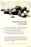 Ad: "What did you do today...for freedom?