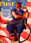 Rosie the Riveter, by Norman Rockwell