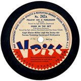 "Guns In The Sky" (V-Disc) by Sgt. Johnny Desmond (c. 1943)