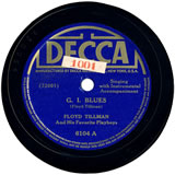 "G.I. Blues" by Floyd Tillman (1944)