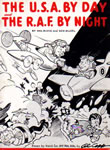 Sheet Music: "The U.S.A. By Day and The R.A.F. By Night" (1944)