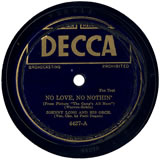 "No Love, No Nothin'" by Patti Dugan (1943)