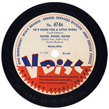 "He's Home For a Little While" (V-Disc) by Enita Ellis (1945)