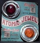 Atomic Jewel Bicycle Reflectors