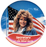 Fawn Hall Button: Secretary for the Defense of Lt. Col Oliver North