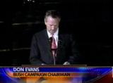 4:25: Don Evans addresses Bush supporters