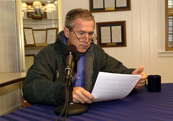 President Bush Radio Address