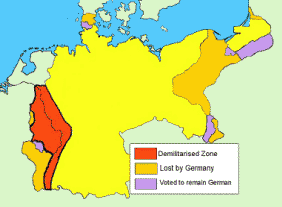 treaty versailles germany lost map areas war taken colonies poland given peace 1920 imperialism terms following shows took czechoslovakia 1919