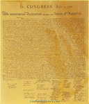 Declaration of Independence, photographed in 2000