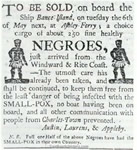 Slave sale notice