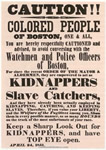 Fugitive Slave Law notice