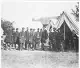 President Lincoln inspecting the troops