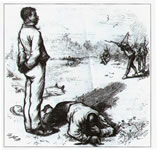 "The Target," Harper's Weekly, February 6, 1875