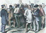 Engraving of Black Americans Voting in Richmond, Virginia, 1876