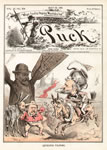 "Quixotic Tilting," Puck, May 18, 1881