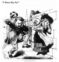 "I Want My Pa!", Judge magazine, September 27, 1884