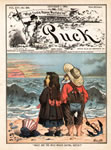"What Are The Wild Waves Saying, Sister?", Puck, October 1, 1884