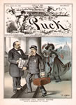 "Consistent Civil Service Reform," Puck, April 8, 1885
