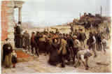 1886 Painting, The Strike, by Robert Koehler