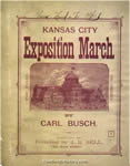 1887 Sheet Music: Kansas City Exposition March 