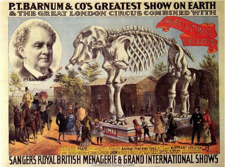 P.T. Barnum Circus Poster