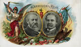 1892 Harrison Cigar Box Label