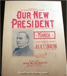 Sheet Music: "Our New President (1896)