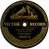 "Up In My Aeroplane" by Hayden Quartet (1909)