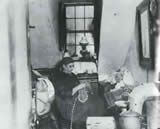 Old Mrs. Benoir, an Indian woman, in her Hudson St. attic